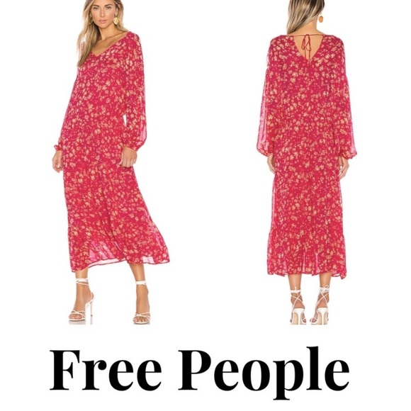 Free People Wallflower Midi Dress - Picture 7 of 8